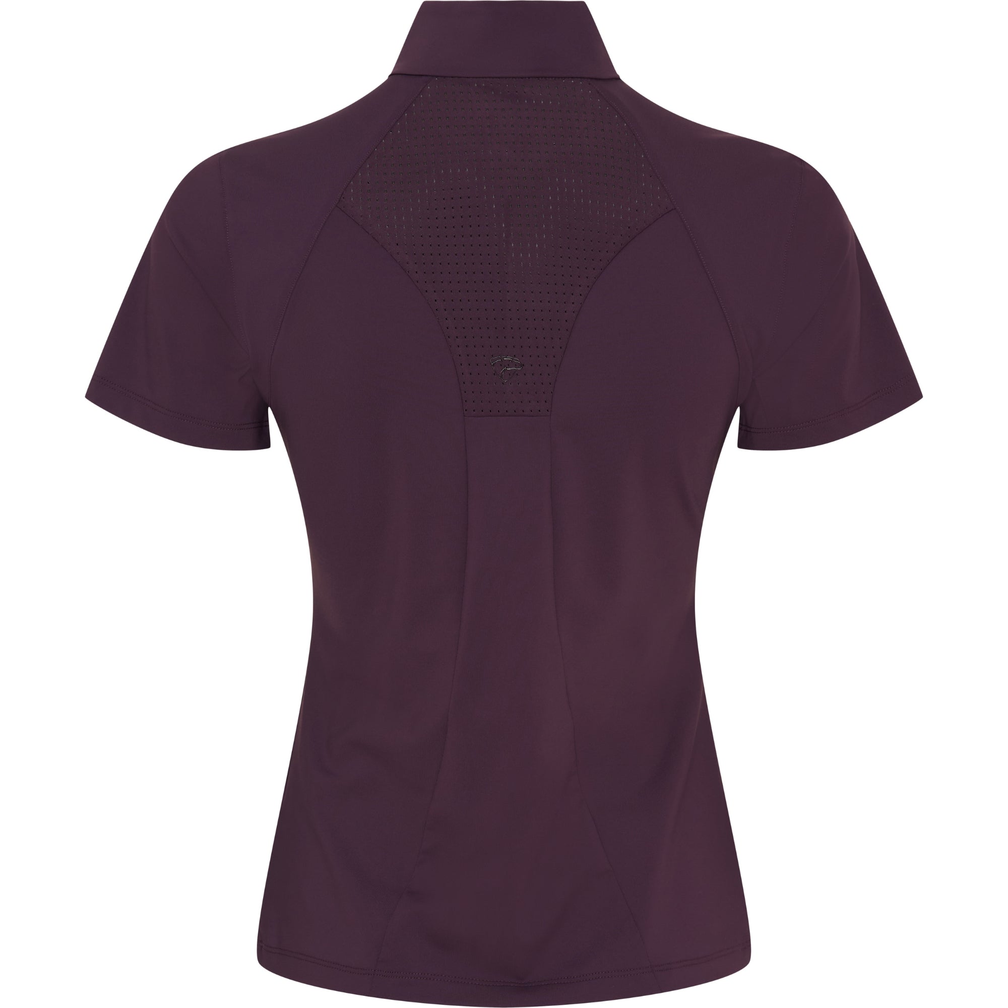 Catago Thelma Short Sleeve Half Zip Top Plum