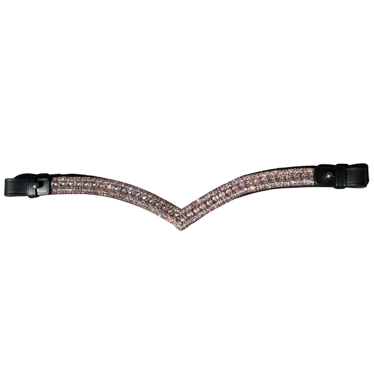 EDC 5 Row Crystal Browband Pink
