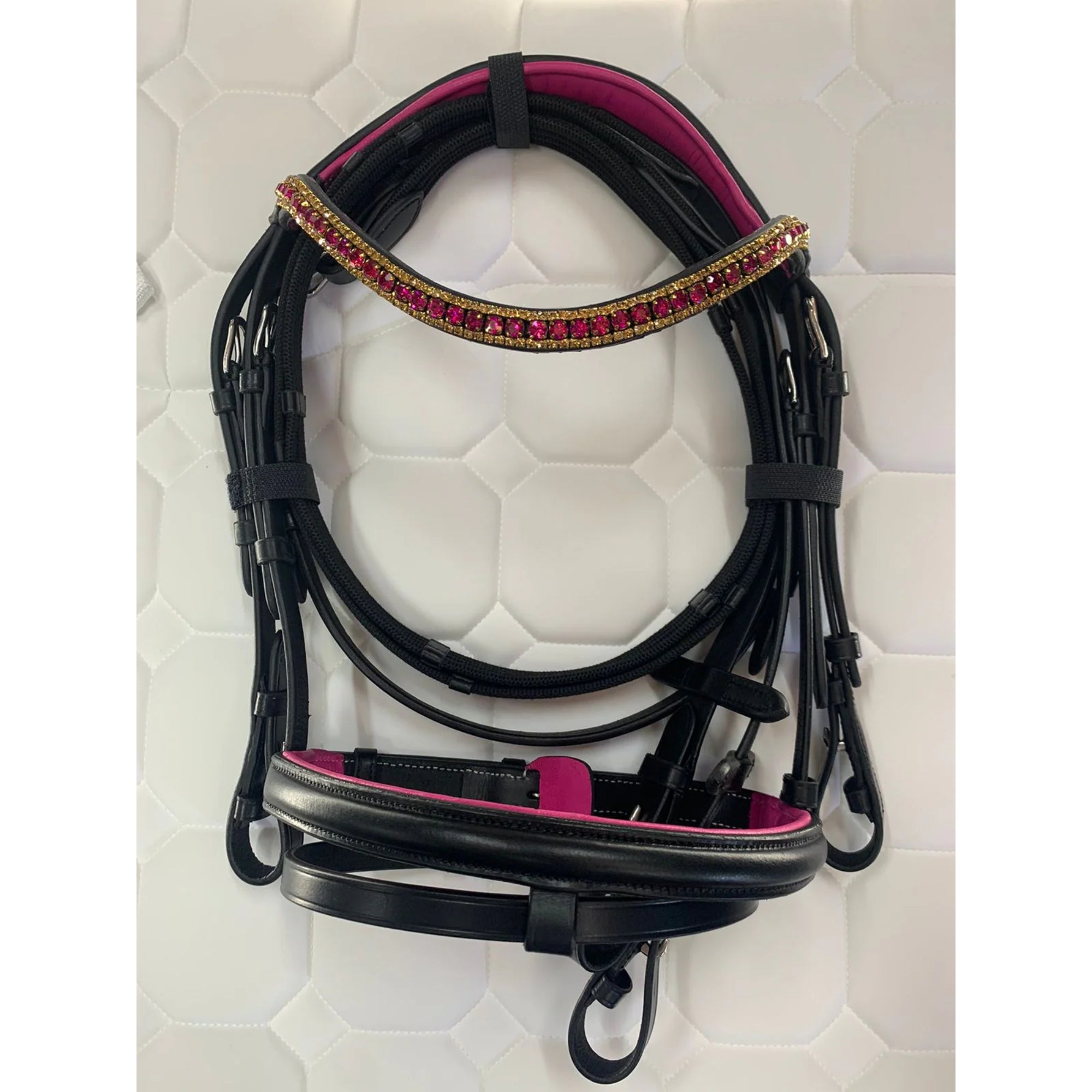 EDC Colour Bridle Pink Gold