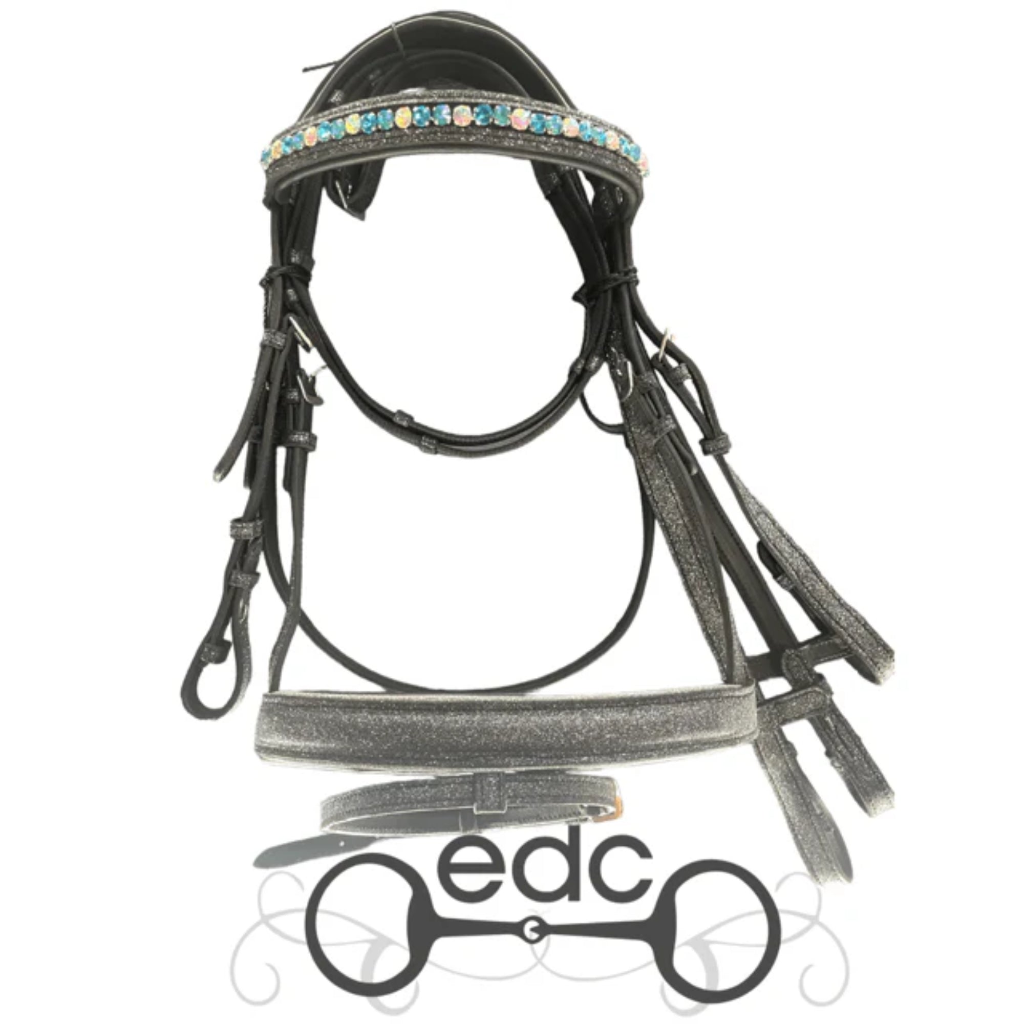 EDC Glitter Bridle Blue