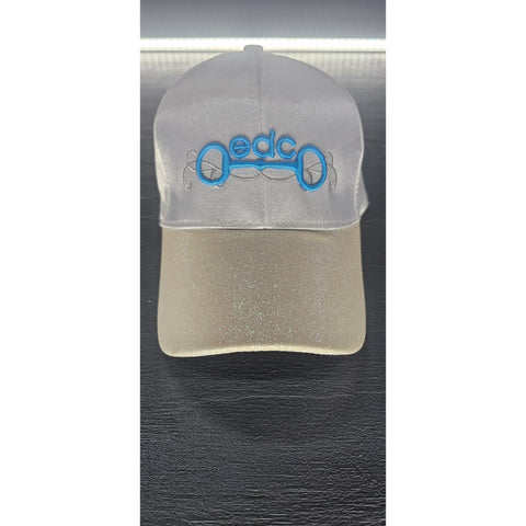 EDC Glitter Cap White Blue