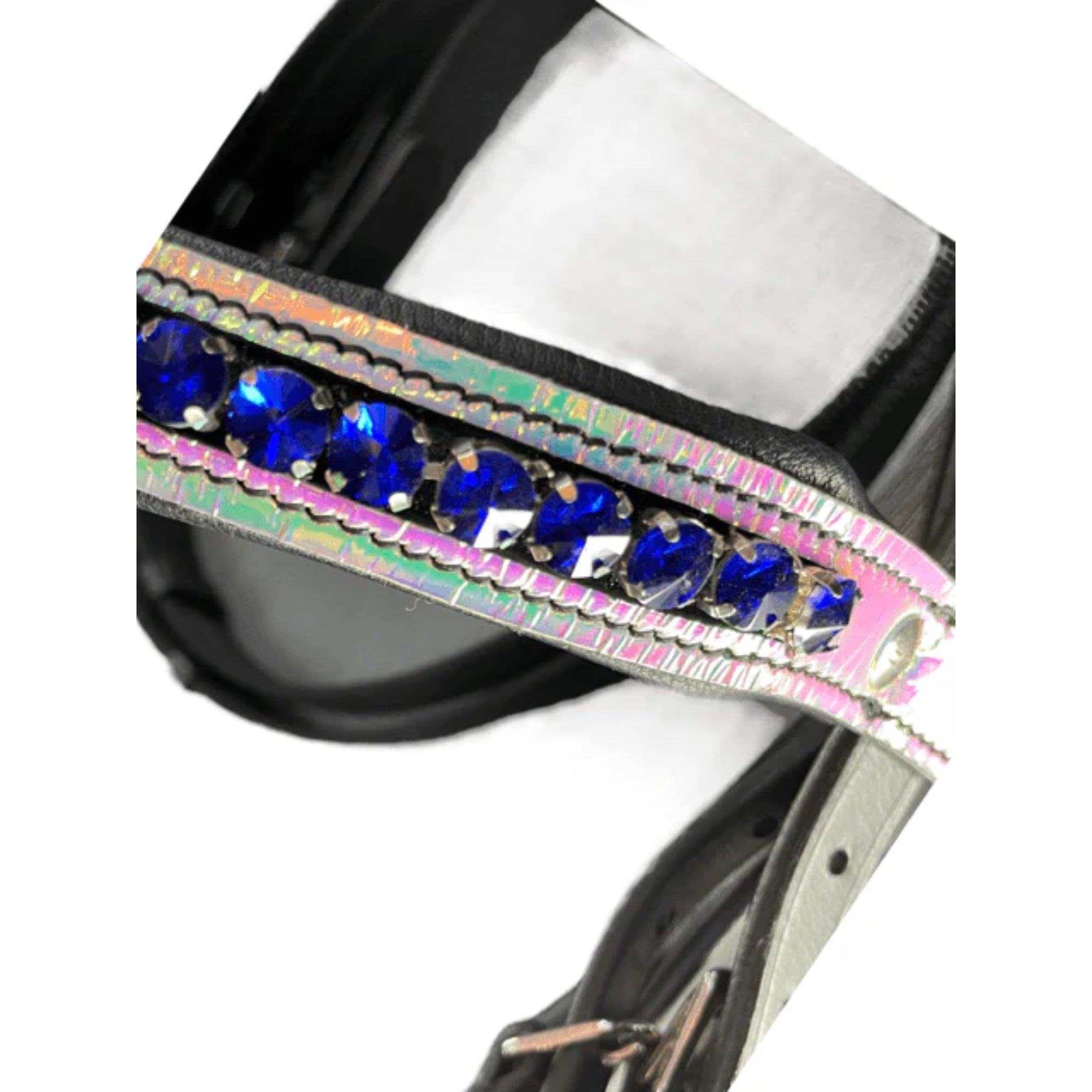 EDC Holographic Bridle Blue