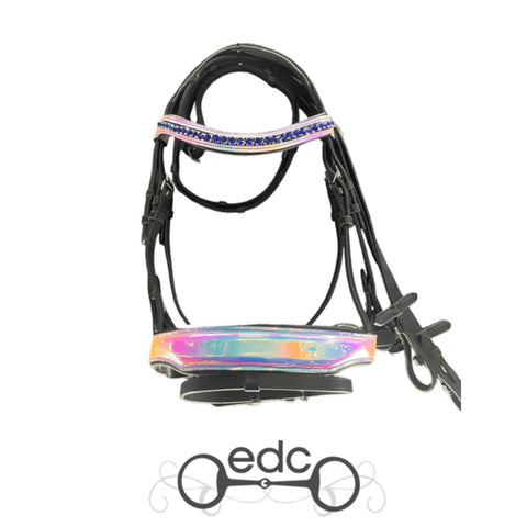 EDC Holographic Bridle Blue