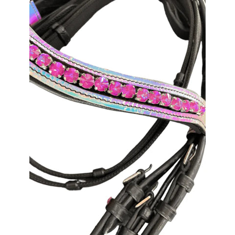 EDC Holographic Bridle Pink