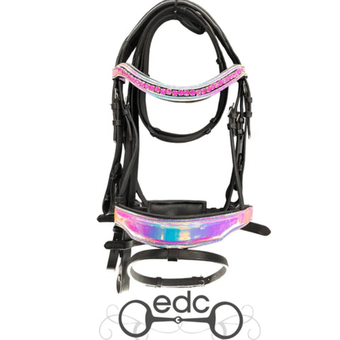 EDC Holographic Bridle Pink