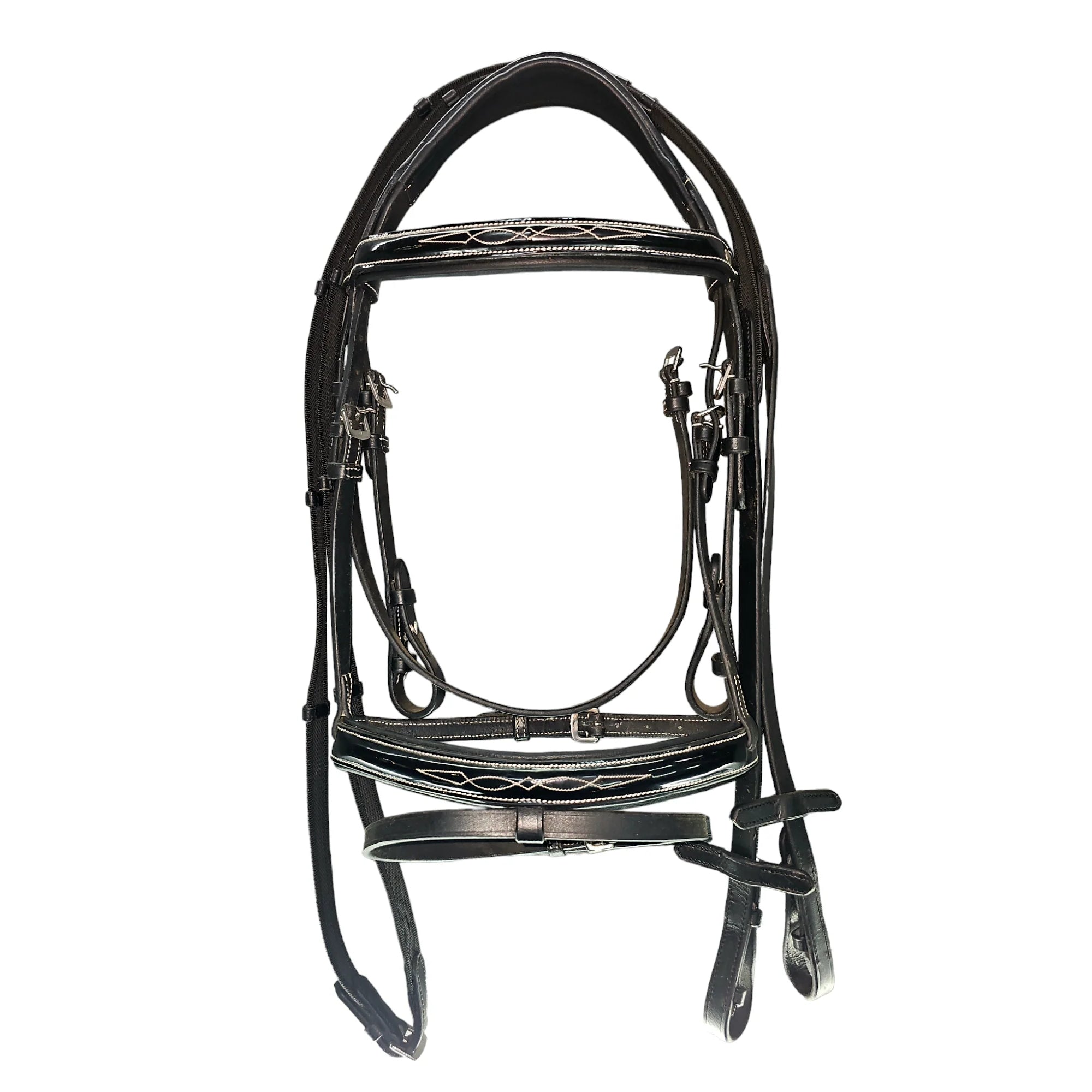 EDC Stitched Bridle Black 