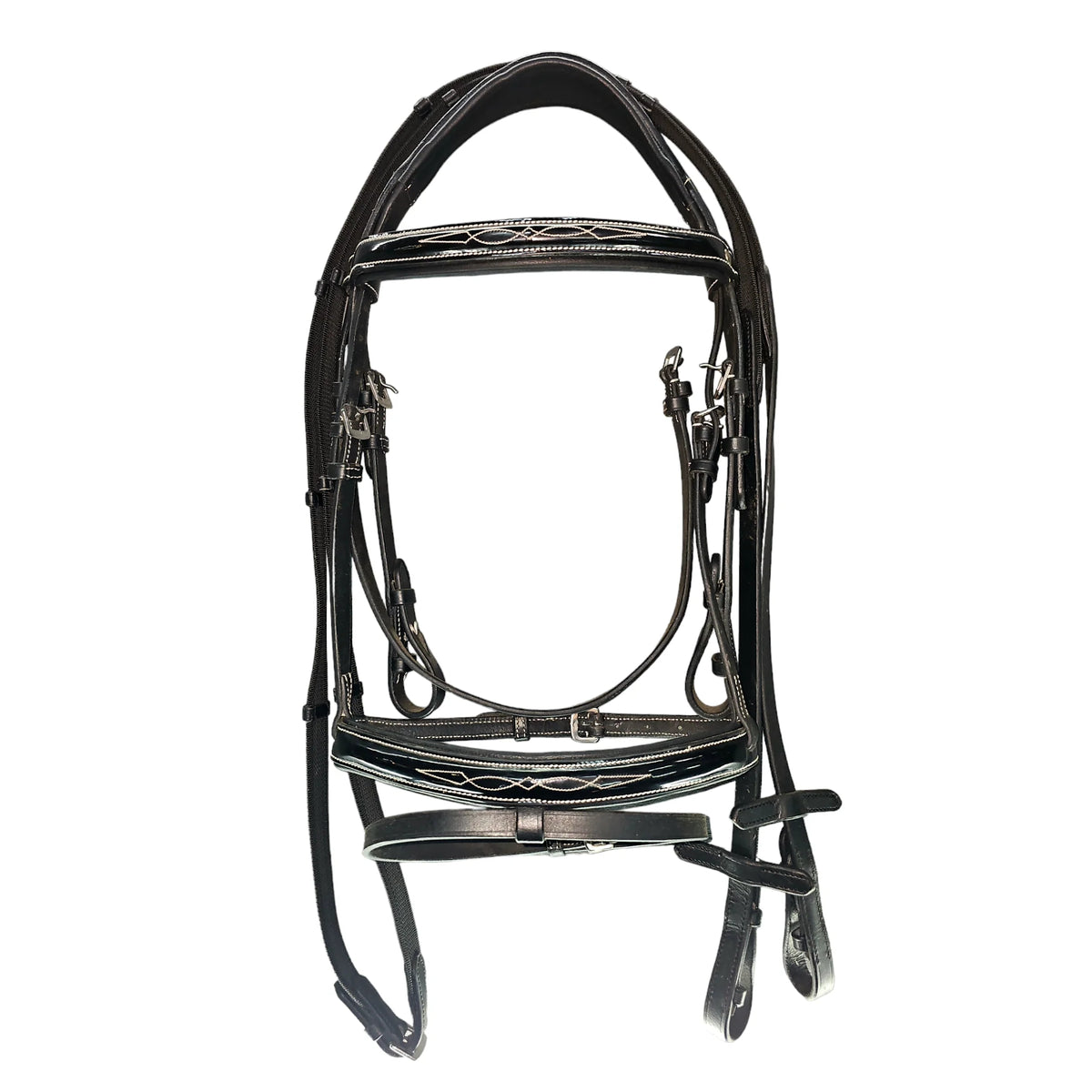 EDC Stitched Bridle Black 