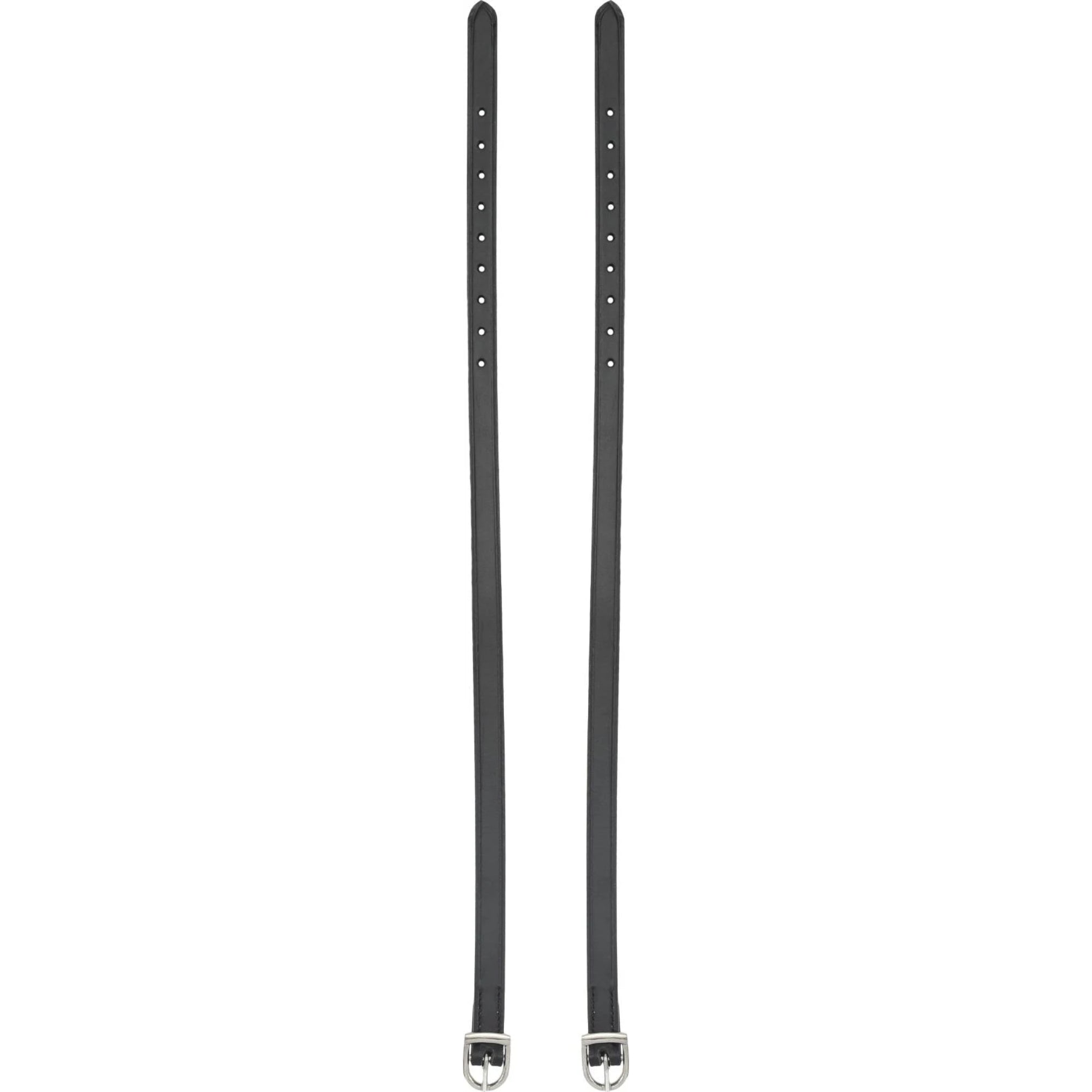 EQ Cheval Leather Spur Straps Black