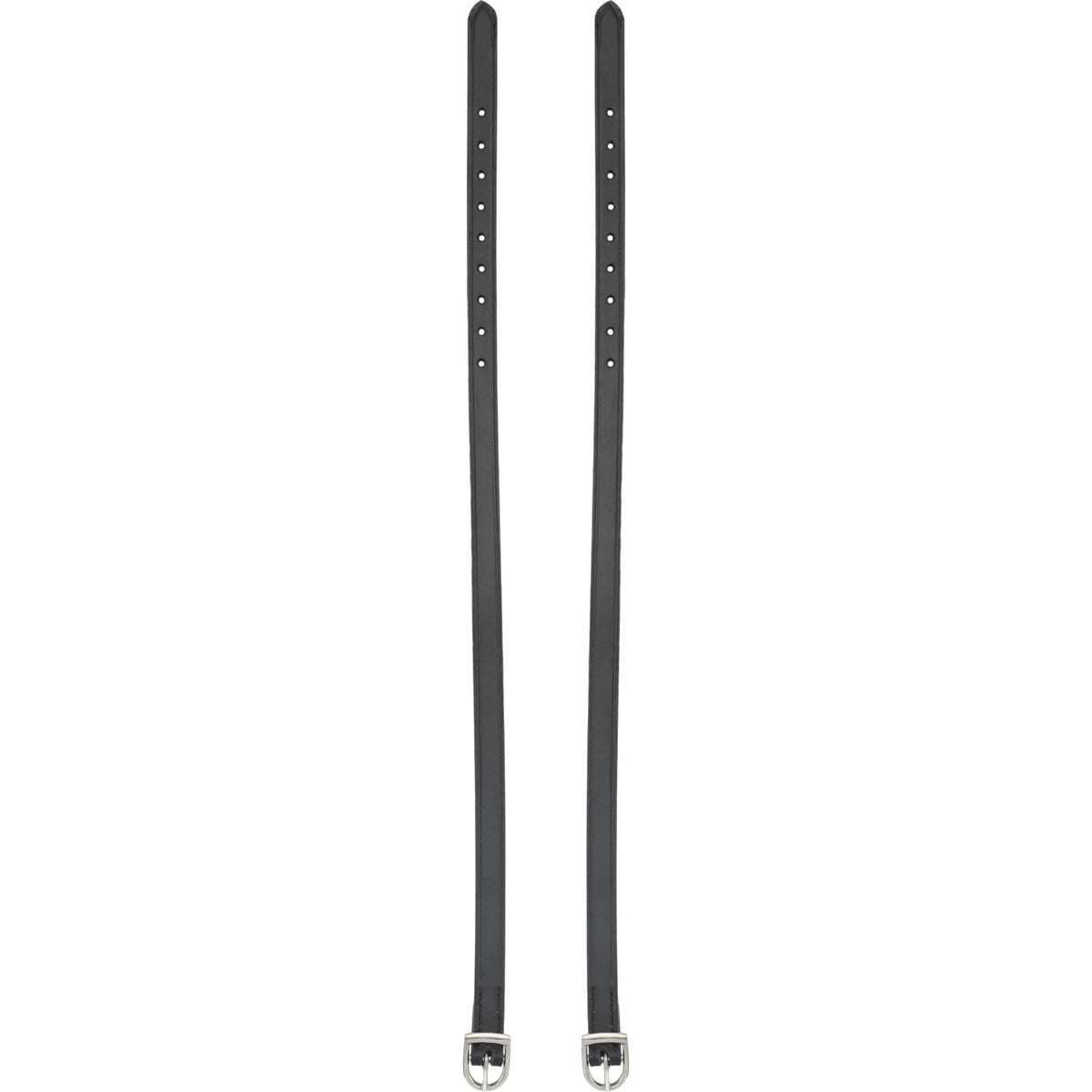 EQ Cheval Leather Spur Straps Black