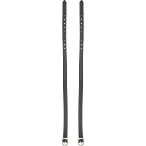 EQ Cheval Leather Spur Straps Black