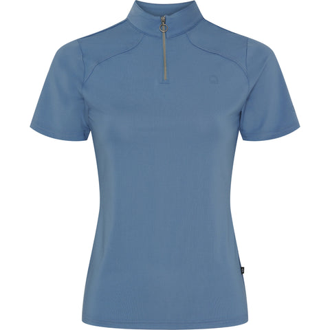 EQ Hasty Short Sleeve Half Zip Shirt Coronet Blue