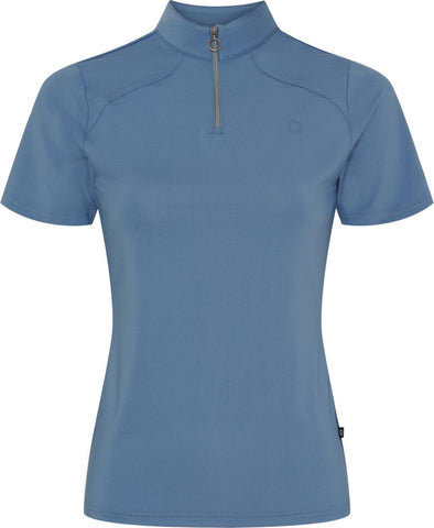 EQ Hasty Short Sleeve Half Zip Shirt Coronet Blue