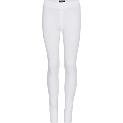 EQ Kids Dai Full Grip Riding Tights White