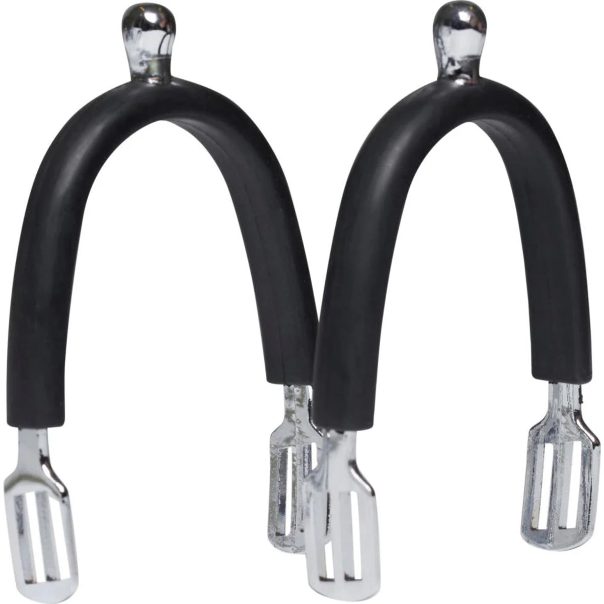 EQ Kids Rubber Covered Spurs With Straps