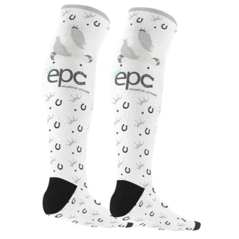 Equestrian Princess Couture Socks Grey