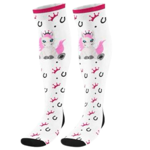 Equestrian Princess Couture Socks Pink