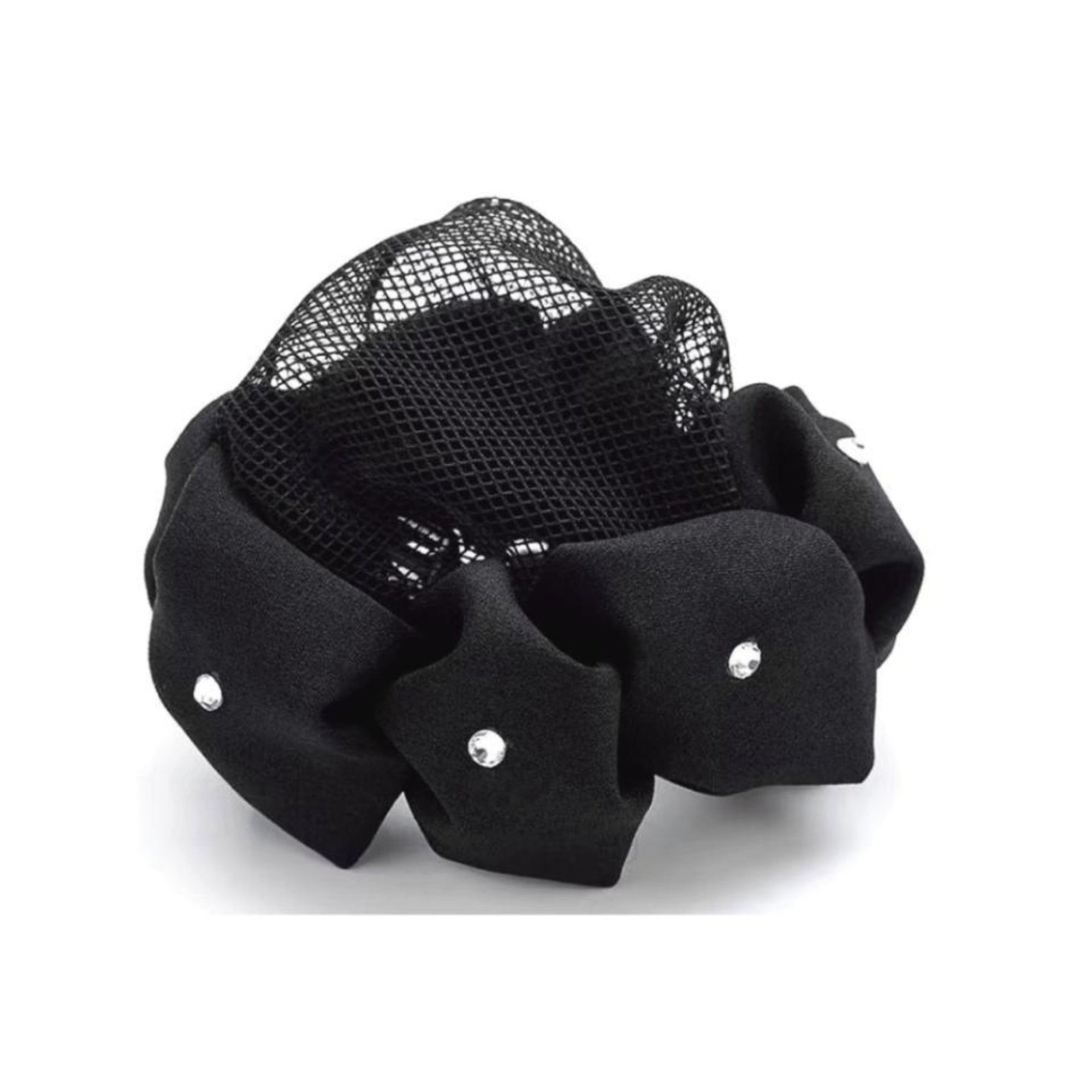 Equipage Astrid Hair Net With Fabric Decoration And Sequin Detail