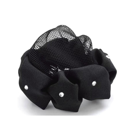 Equipage Astrid Hair Net With Fabric Decoration And Sequin Detail