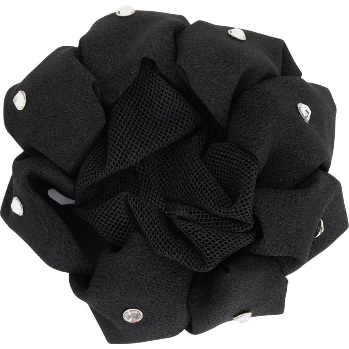 Equipage Astrid Hair Net With Fabric Decoration And Sequin Detail
