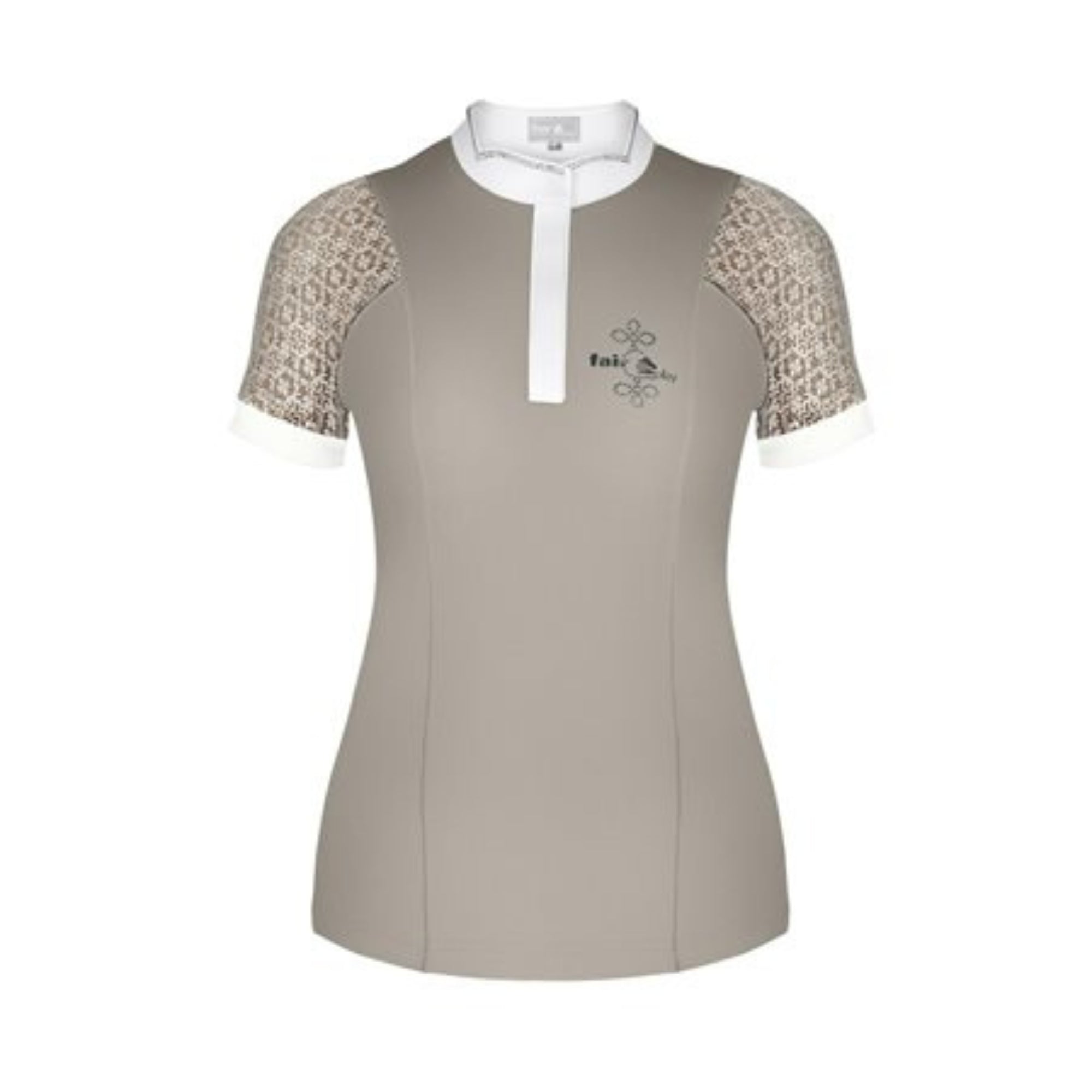 Fair Play Adrienne Short Sleeve Show Shirt Almond Frost