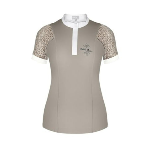 Fair Play Adrienne Short Sleeve Show Shirt Almond Frost