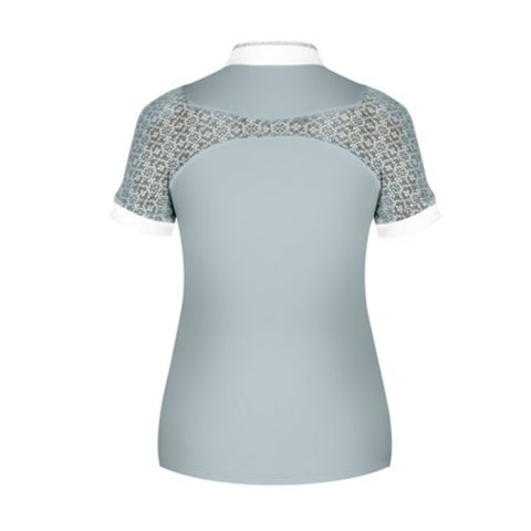 Fair Play Adrienne Short Sleeve Show Shirt Ash Blue 