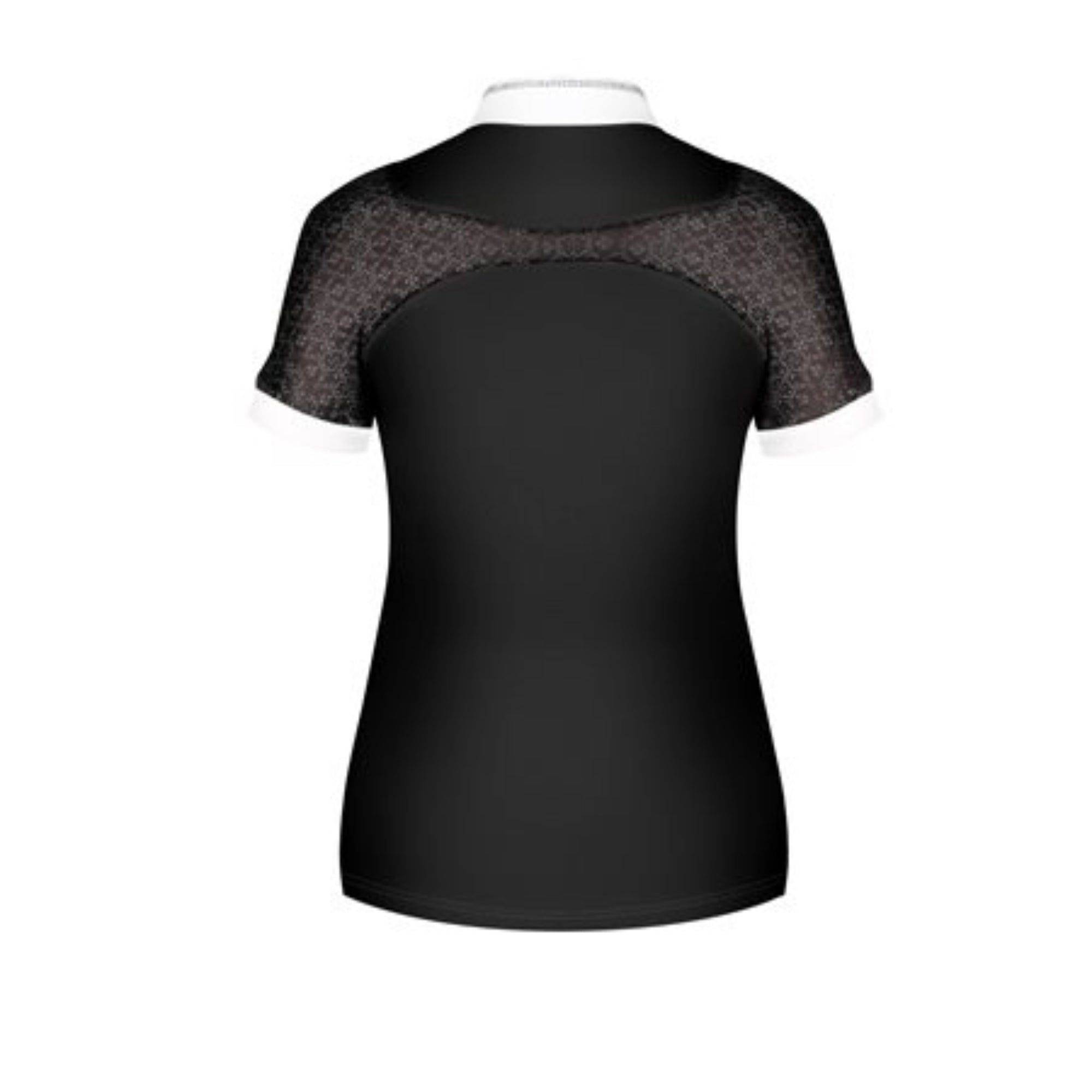 Fair Play Adrienne Short Sleeve Show Shirt Black