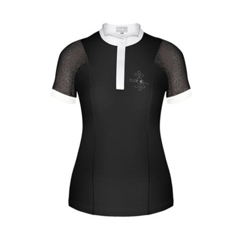Fair Play Adrienne Short Sleeve Show Shirt Black