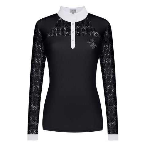 Fair Play Aiko Long Sleeve Competition Shirt Black