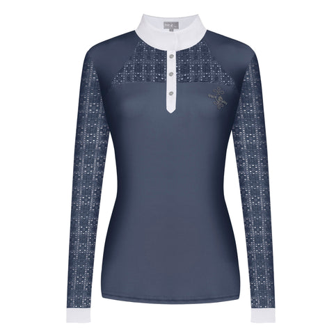 Fair Play Aiko Long Sleeve Competition Shirt Steel Grey