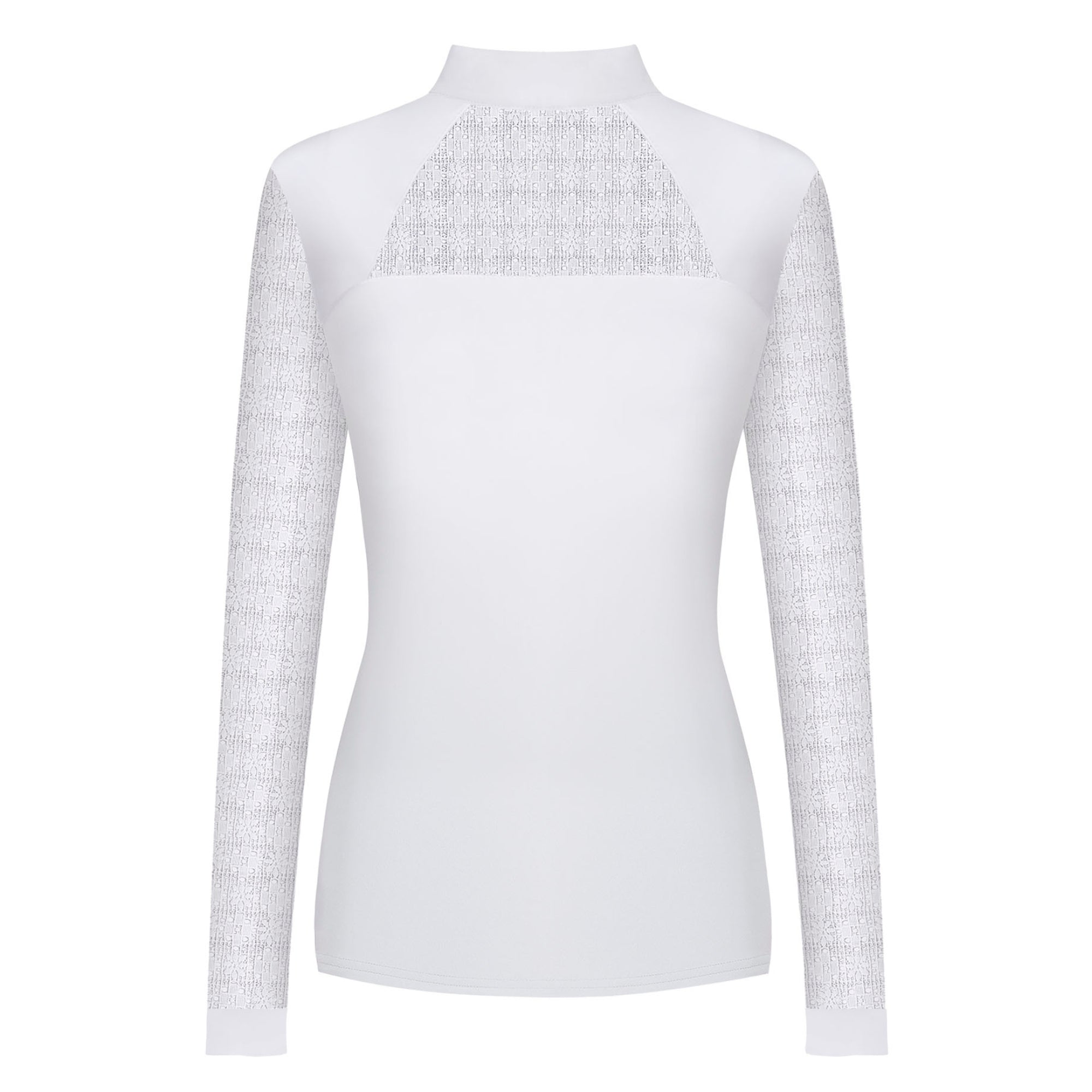 Fair Play Aiko Long Sleeve Competition Shirt White