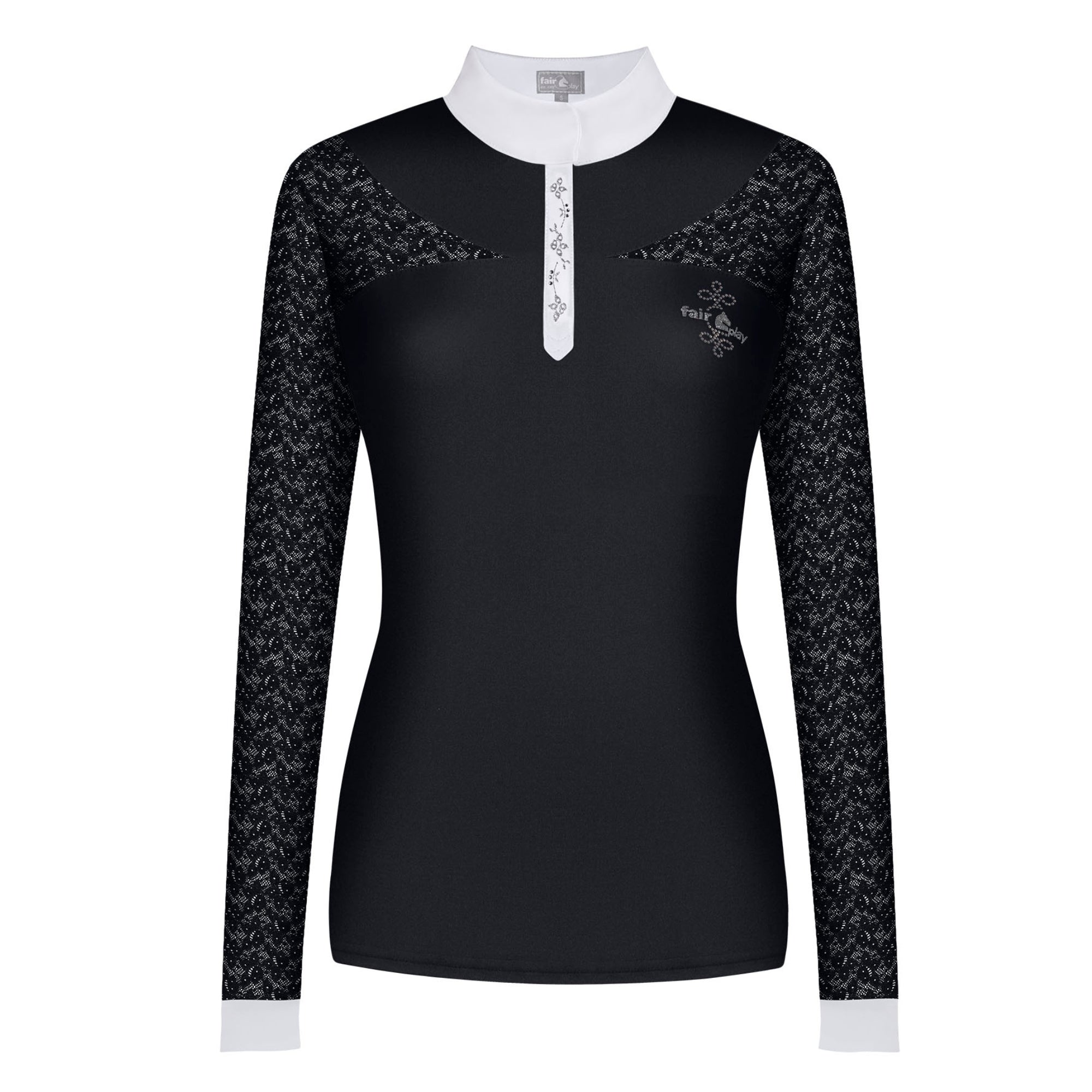 Fair Play Alexis Long Sleeve Competition Shirt Black