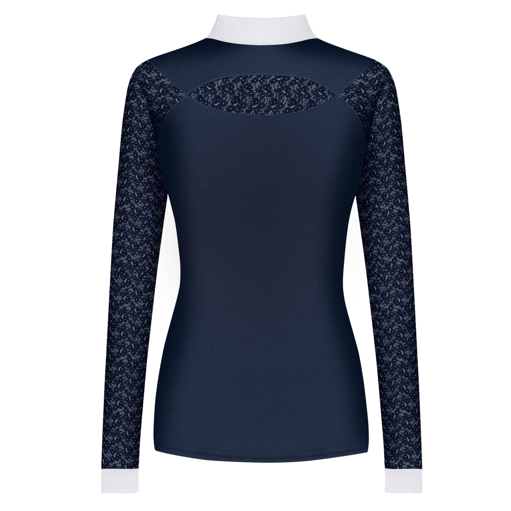 Fair Play Alexis Long Sleeve Competition Shirt Navy