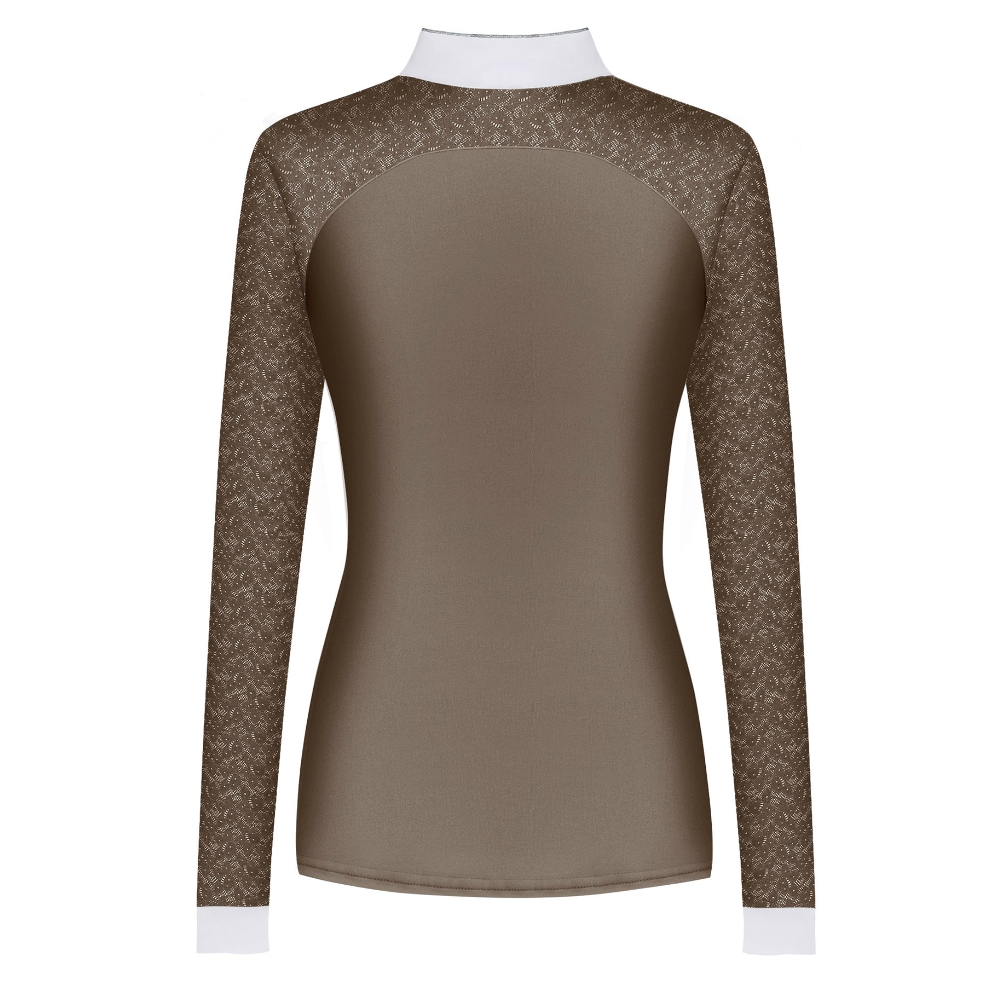 Fair Play Anita Long Sleeve Competition Shirt Taupe Grey