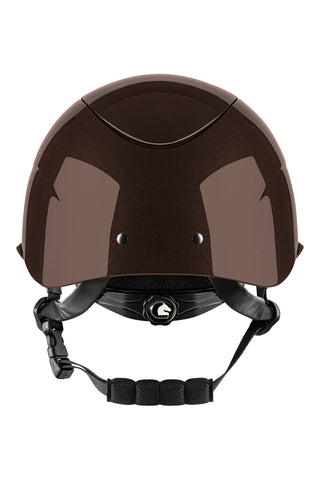Fair Play Apoleus Shiny Riding Helmet Brown