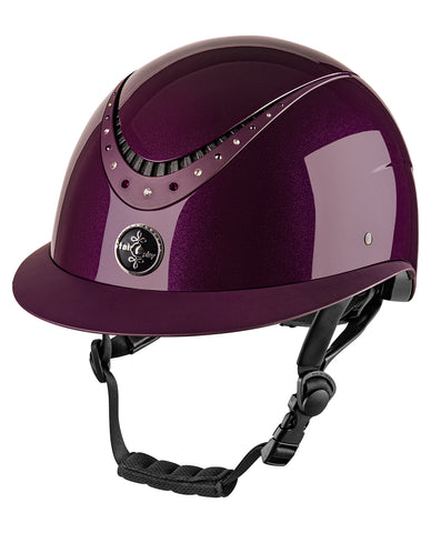 Fair Play Apoleus Shiny Riding Helmet Royal Berry