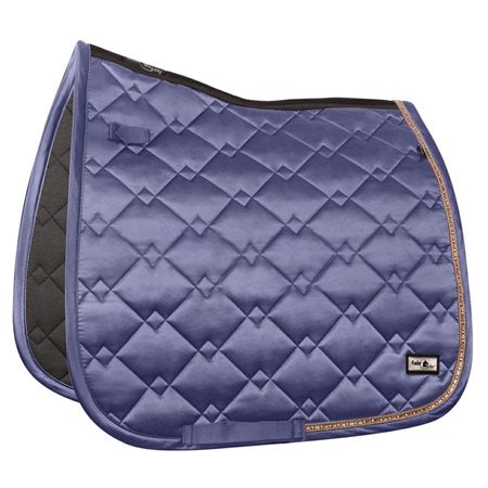 Fair Play Azuryt Ceramic Dressage Saddle Pad Steel Blue 