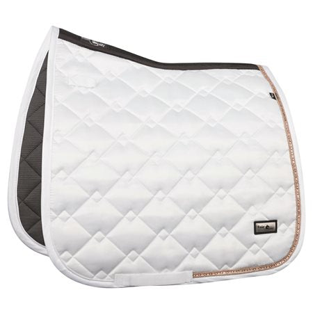 Fair Play Azuryt Ceramic Dressage Saddle Pad White