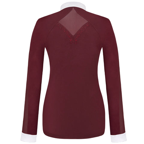 Fair Play Cathrine Show Shirt Burgandy