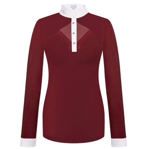 Fair Play Cathrine Show Shirt Burgandy