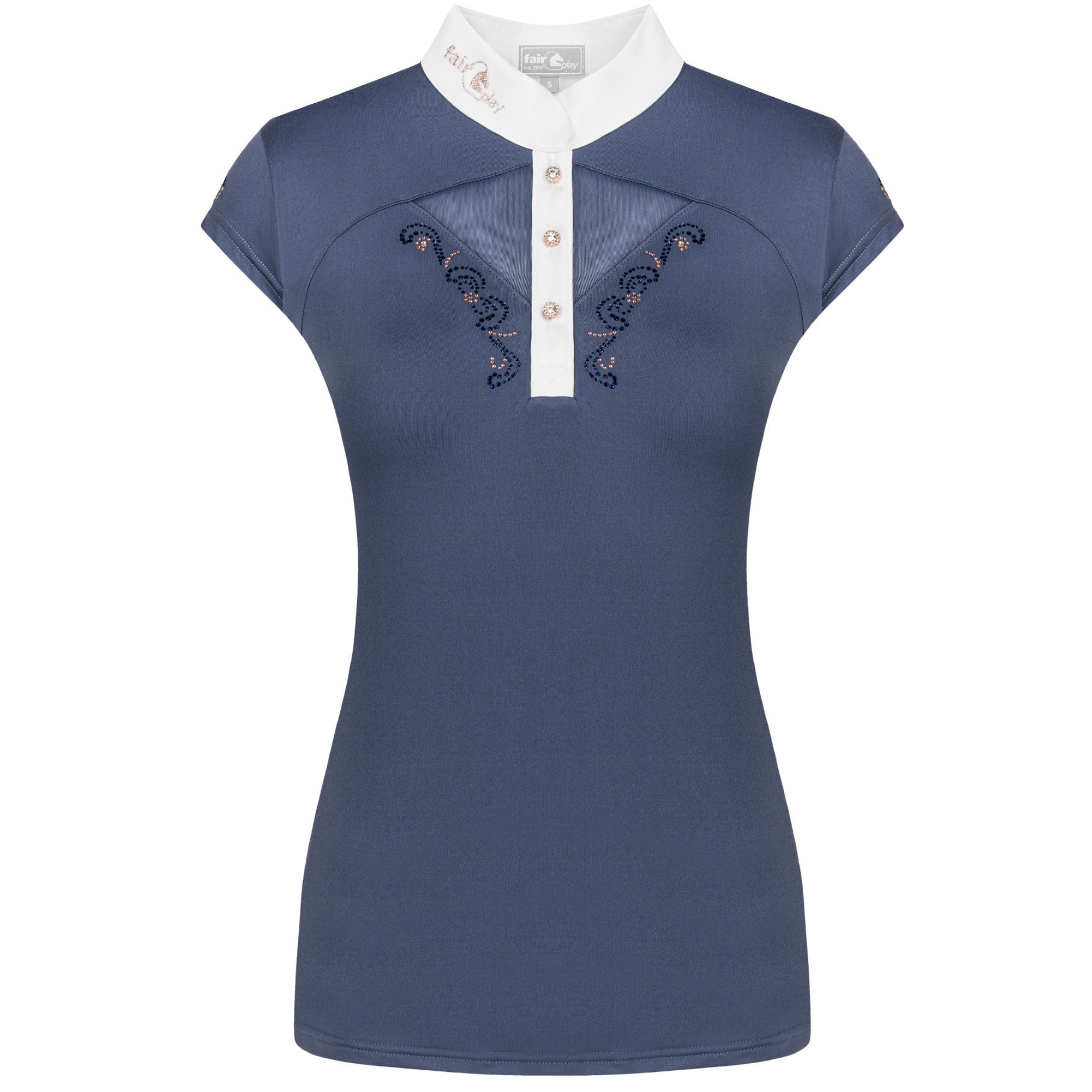 Fair Play Cathrine Sleeveless Competition Shirt Steel Blue