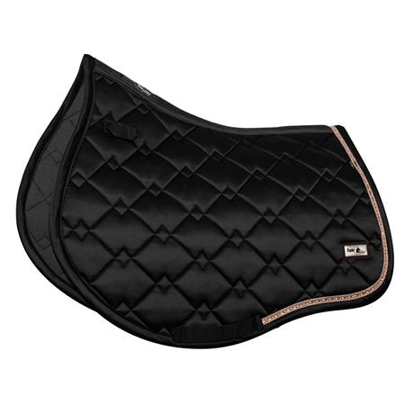 Fair Play Ceramic Azuryt Saddle Pad Black Rosegold