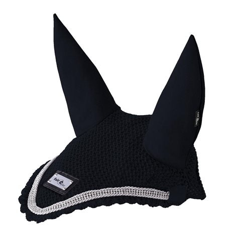 Fair Play Hexagon Crystal Fly Veil Black