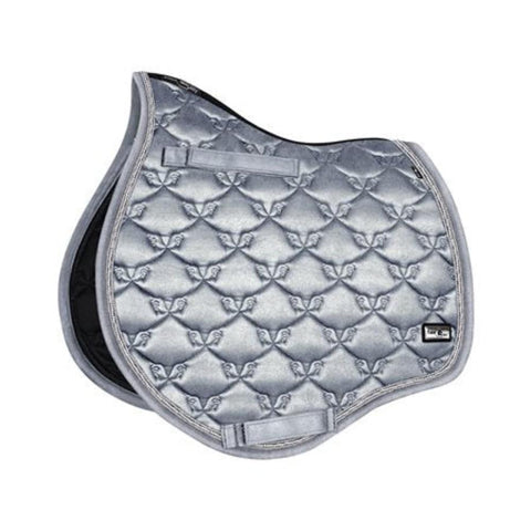 Fair Play Horsy Jumping Saddle Pad Silver