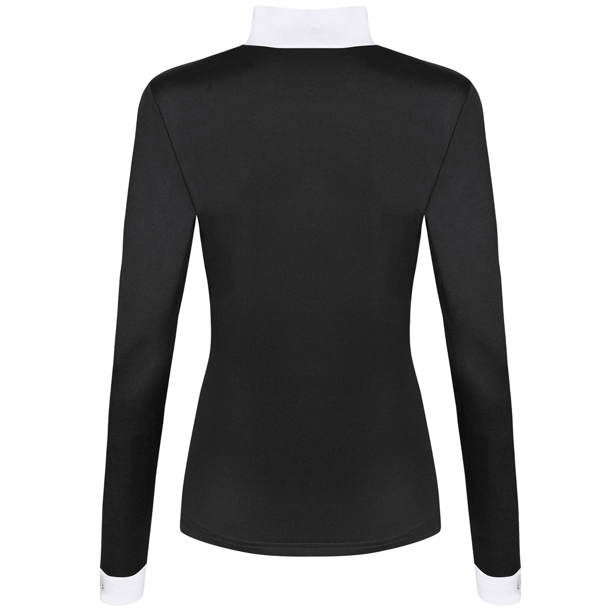 Fair Play Meredith Chic Turtleneck Show Shirt Black