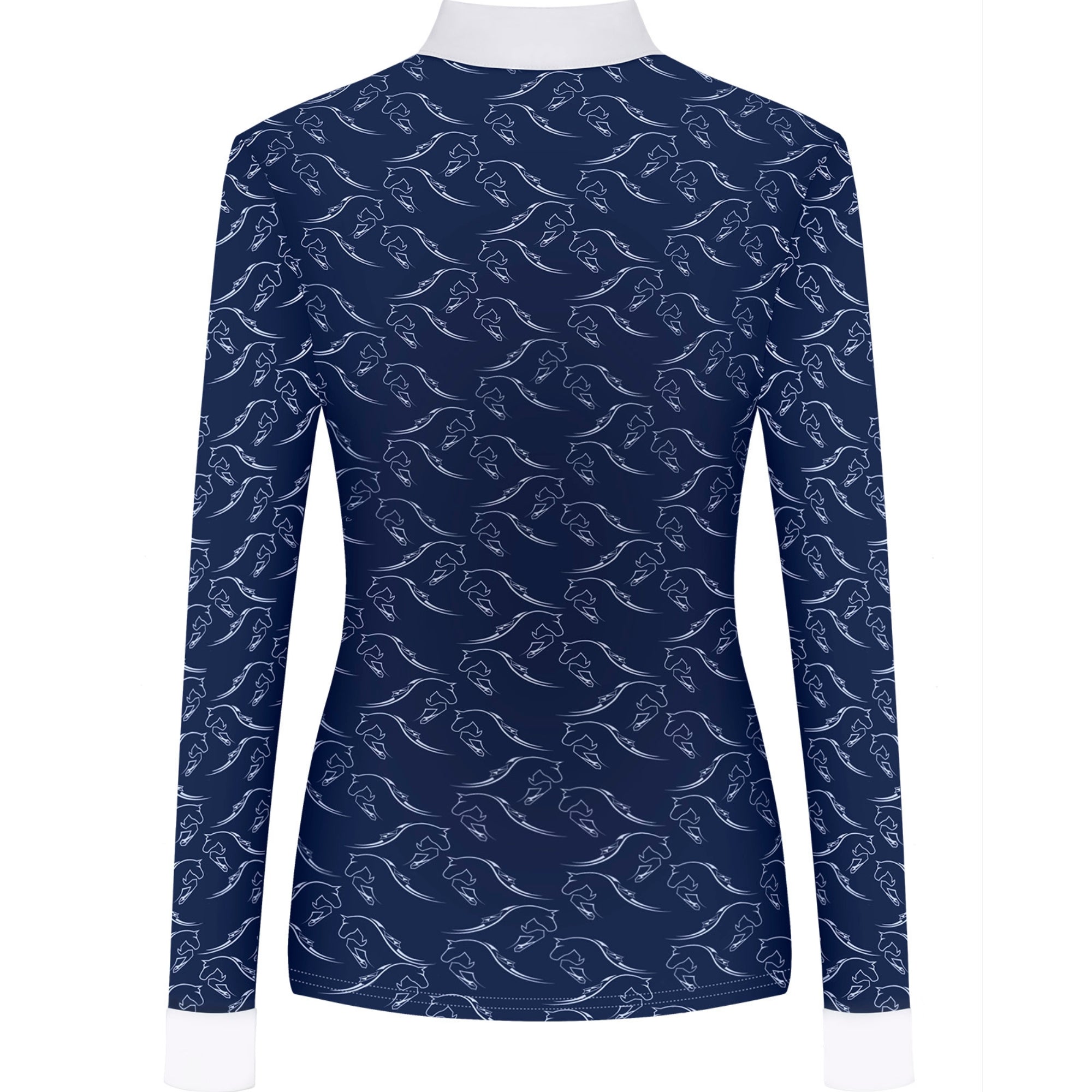Fair Play Minna Long Sleeve Show Shirt Navy