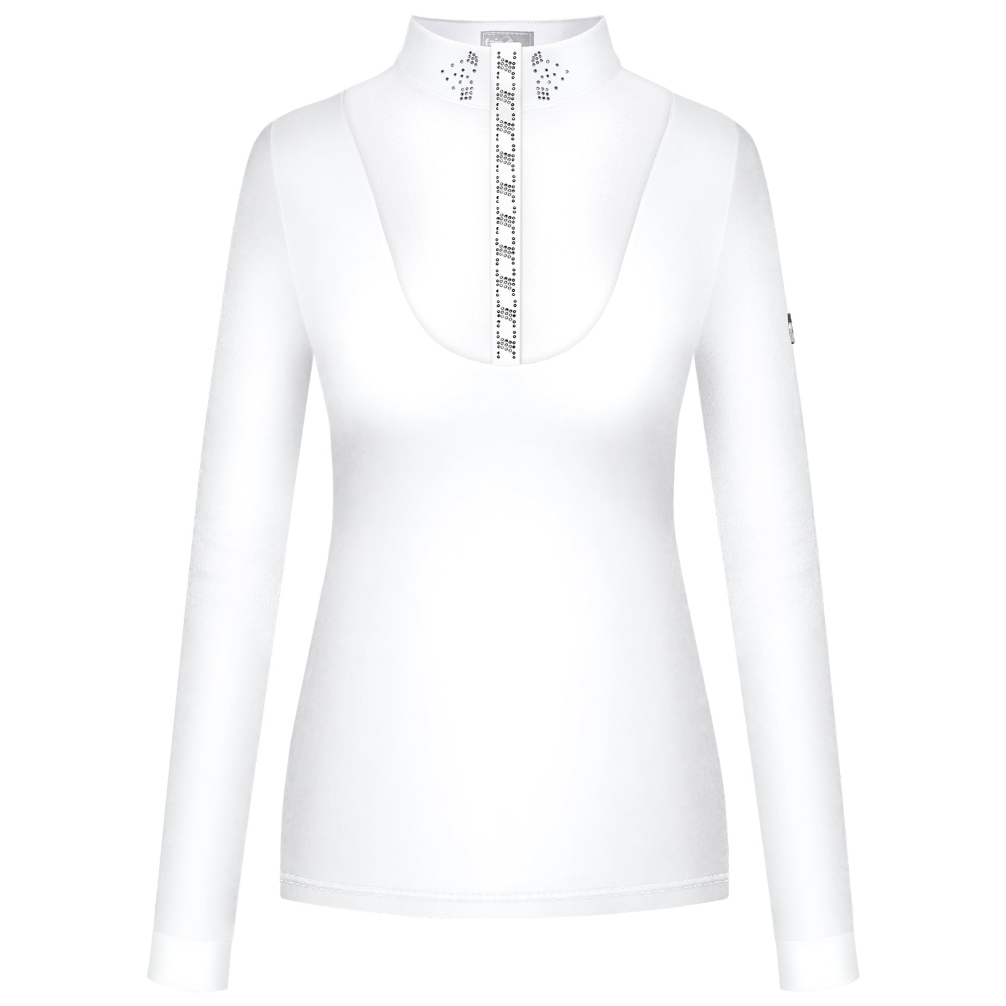 Fair Play Nicola Long Sleeve Show Shirt White