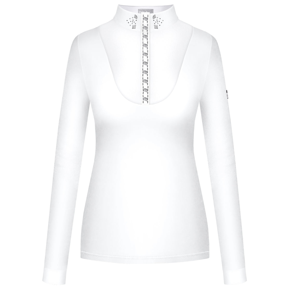 Fair Play Nicola Long Sleeve Show Shirt White