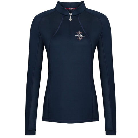 Fair Play Paula Long Sleeve Shirt Navy