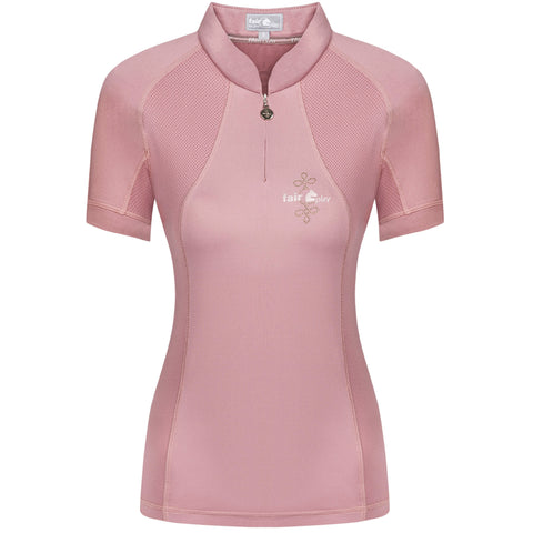 Fair Play Paula Short Sleeve Shirt Dusty Pink